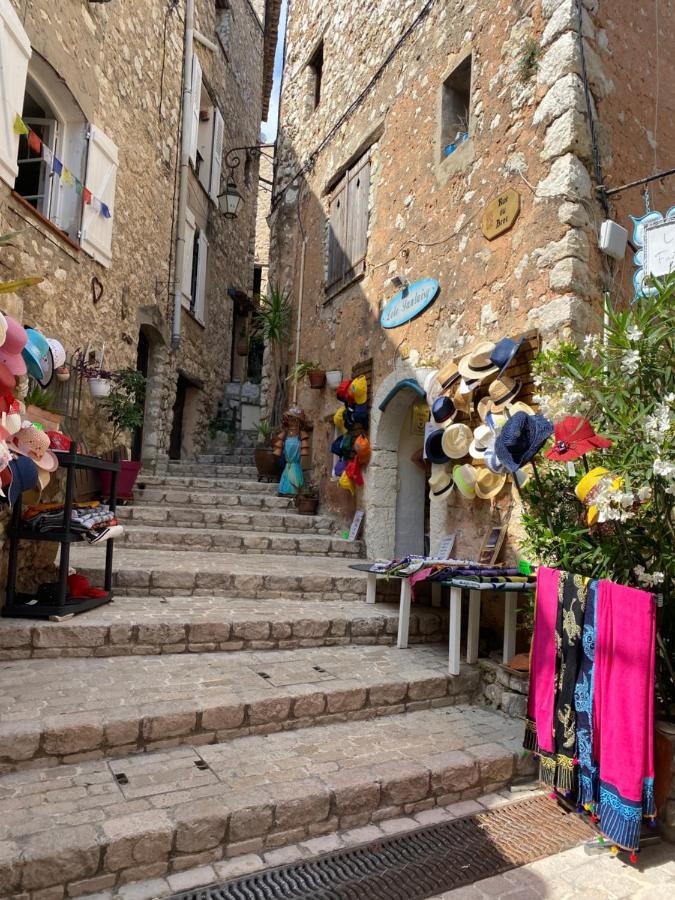 Charmant Appartement Au Coeur Du Village Tourrettes-sur-Loup Kültér fotó